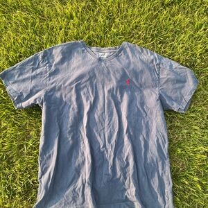 Blue Polo by Ralph Lauren Men's Shirt Vintage old money.